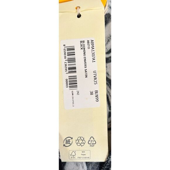 Marni blooming envers midi shirt dress in black & white NWT Size 38/ US 2 - Picture 10 of 12